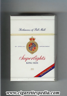 rothmans of pall mall superlights ks 20 h egypt