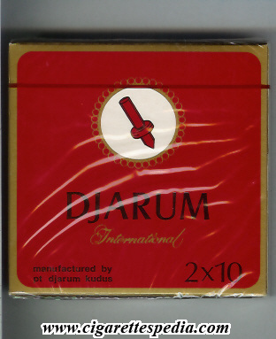 djarum horizontal name international l 20 b indonesia