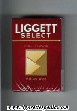 liggett select colour design full flavor ks 20 h usa