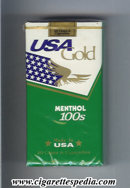 usa gold menthol l 20 s usa