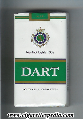 dart menthol lights l 20 s usa india