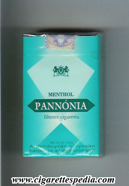 pannonia menthol ks 20 s hungary