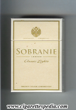 sobranie london classic lights ks 20 h england
