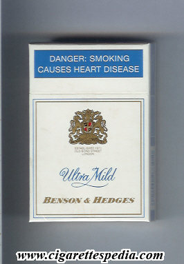 benson hedges ultra mild ks 20 h south africa