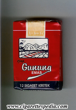 gunung emas tjap ks 12 s indonesia