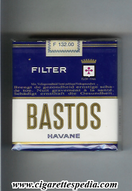 bastos havane s 25 s blue white belgium