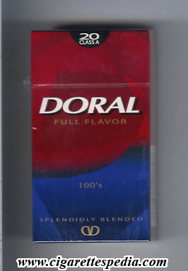 doral splendidly blended full flavor l 20 h usa
