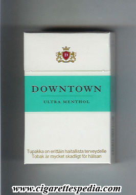 downtown ultra menthol ks 20 h finland