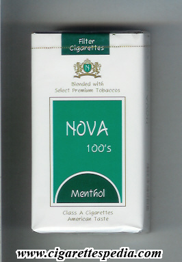 nova indian version menthol l 20 s india