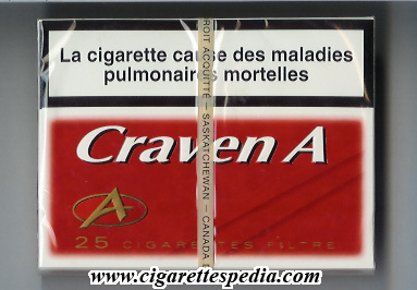 craven a a s 25 b red canada