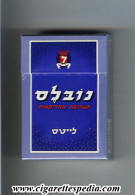 noblesse american blend lights ks 20 h blue israel