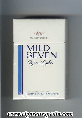 mild seven horizontal name super lights ks 20 h japan