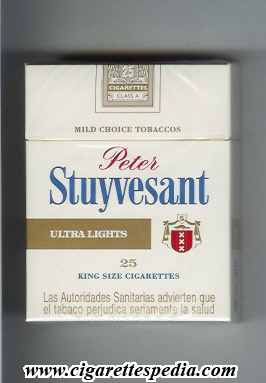 peter stuyvesant ultra lights ks 25 h spain holland