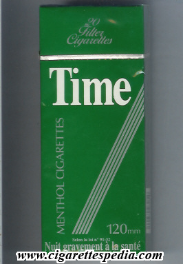 time american version menthol sl 20 h germany usa