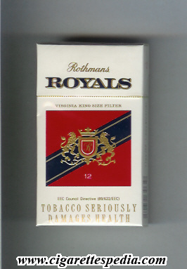rothmans royals ks 12 h england