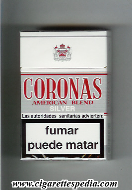 coronas american blend silver ks 20 h spain