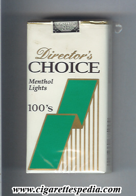 director s choice menthol lights l 20 s usa